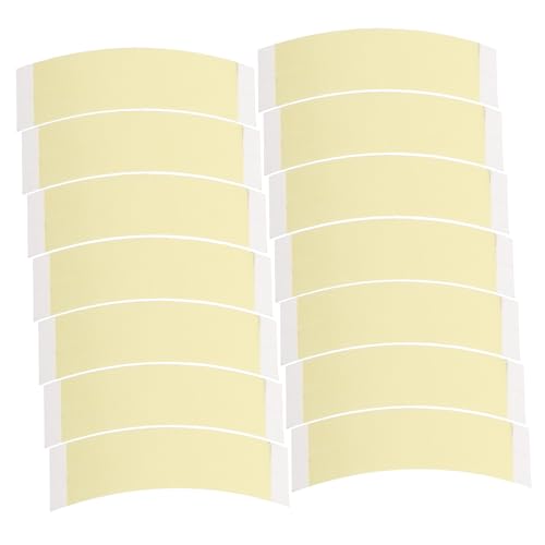 WEKADRIN 36 Stück Doppelseitige Haarverlängerungsklebebänder Unsichtbare Hautfreundliche Schweißresistente Ersatz Tabs für Männer Nahtlose Fixierung von Perücken Toupees und Haarteilen von WEKADRIN