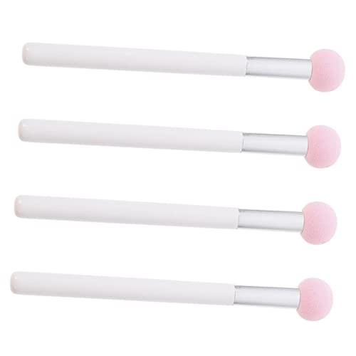 WEKADRIN 4 Stück Concealer Schwamm Köpfe für Damen Weiche Makeup Schwämme in Pilzform Puderquaste für Präzises Auftragen von Foundation und Concealer Praktische Schminkhilfe für Gesicht von WEKADRIN
