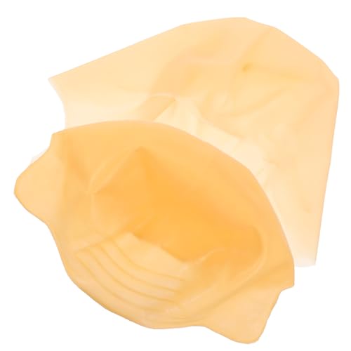 WEKADRIN 4 Stück Kopfbedeckung falscher Kopf kahles Kostümzubehör Halloween-Accessoires halloween kopfschmuck halloween caps perücken Glatze aus Glatze zum Schminken Emulsion von WEKADRIN