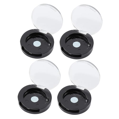 WEKADRIN 4 Stück Leere Lidschattenpans Teiliges Kompakte Magnetische Aufbewahrungsbox Kleine DIY Lidschattenpaletten für Frauen Reise Kosmetik Organizer Robust und Auslaufsicher von WEKADRIN