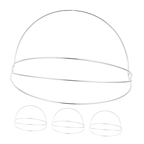 WEKADRIN 4stücke Metall-stirnband-diy-basis Kronenrahmen Für Frauen Metall-tiara-basis Zum Basteln Geeignet Für Hanfu Und Renaissance-kostüme Kopfschmuckzubehör Aus von WEKADRIN