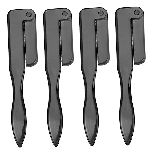 WEKADRIN 4 Stück Teiliges Faltbare Augenbrauenbürste aus Strapazierfähigem Material Multifunktional für Präzises Formen und Styling Geeignet für Damen und Herren Perfektes Make Up Werkzeug von WEKADRIN