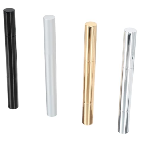 WEKADRIN 4 Stück Teiliges Leerer Eyeliner Flüssigbehälter Flexibler Kosmetik Container Auslaufsicher Tragbar für Lippenpflege Nagelöl Wimpernserum für Reisen und Alltag von WEKADRIN