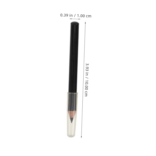 WEKADRIN 4 Stück Wasserfester Holz Augenbrauenstift Set Braun Schwarz Natürliche Farbe Weiche Mine Präzise Anwendung Langlebig Smudge Resistent für Anfänger und Langanhaltendes Make Up von WEKADRIN