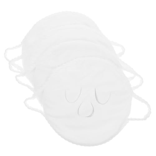 WEKADRIN 4 Stück Wiederverwendbare Gesichts Handtücher aus Korallenfleece Feuchtigkeitsspendendes Spa Werkzeug für Heiße und Kalte Kompressen Leichte Waschbare Gesichtsmasken zur von WEKADRIN