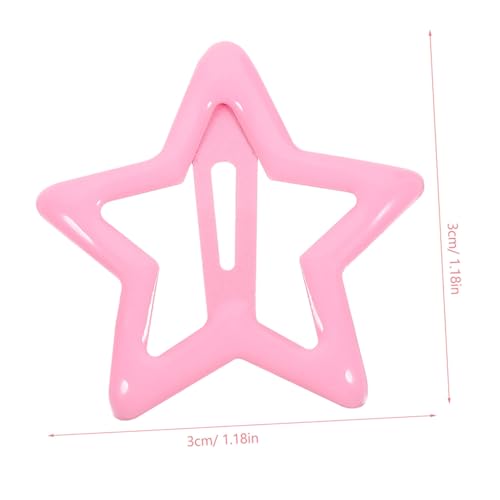WEKADRIN 40 Stück Teiliges Stern haarclips aus Langlebigem Metall Niedliches Design für Damen und Teenager Vielseitige Seiten Ponyclip haarspangen Modisches Haarzubehör für Verschiedene von WEKADRIN