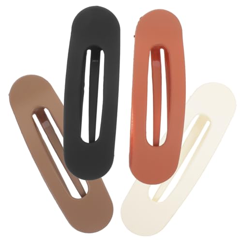 WEKADRIN 4stücke Flache Haarklammern Im Französischen Stil Für Damen Dekorative Haarspangen Zum Stylen Und Abteilen Mit Festem Griff Und Entenschnabel-design Für Verschiedene Haartypen Und von WEKADRIN