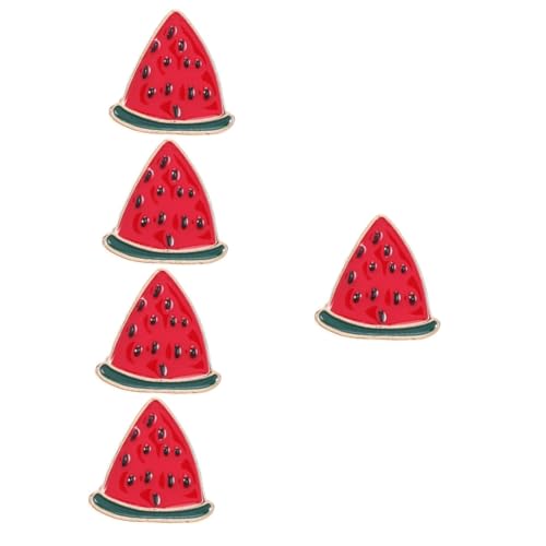 WEKADRIN 5 Stück Modische Wassermelonen-brosche Anstecknadel Retro Cartoon Sweater Clip für Damen Herren Kreative Fruchtförmige Kleidung Dekoration Einfach zu Tragen und Langlebig WEKADRIN 5 Stück Modische Wassermelonen-brosche Anstecknadel Retro Cartoon Sweater Clip für Damen Herren Kreative Fruchtförmige Kleidung Dekoration Einfach zu Tragen und Langlebig von WEKADRIN
