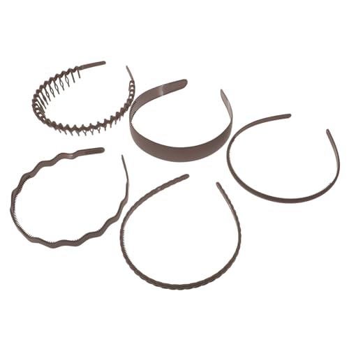 WEKADRIN 5 Stück Teiliges Rutschfeste Matte Stirnbänder Damen aus Langlebigem Kunststoff Ergonomisch Geformt für Sicheren Sitz Vielseitige Haar accessoires zum Waschen Des Gesichts und von WEKADRIN