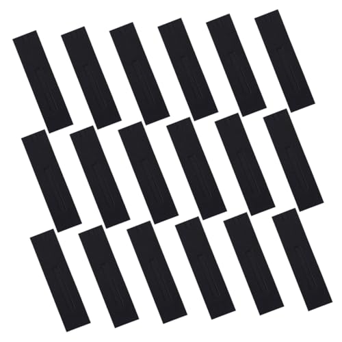 WEKADRIN 50 Stück Schwarze Papier-Pen Sleeves mit Fenster Stabile Karton-etuis als Stifthalter für Einzelstifte Vielseitige Verpackung für Füllfederhalter Schmuck und Make-up-Pinsel für von WEKADRIN