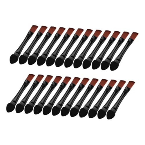 WEKADRIN 50 Stück Teiliges Dual Ended Augenbrauenpinsel Weiche Hautfreundliche Borsten Schräger Rand Tragbares Augenbrauen und Lidschatten Präzises Formen und Füllen der Brauen Vielseitiges von WEKADRIN