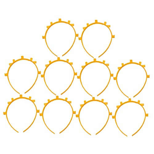 WEKADRIN 50 Stück Lockige Haar-stirnbänder Für Partys Modisches Fluoreszierendes Stick-stirnband-zubehör Für Haarband- von WEKADRIN