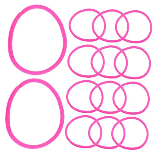 WEKADRIN 50Stücke Neon Haarstrick Gummibänder für Pferdeschwanzhalter Elastische Metallfreie Haargummis Fluoreszierendem für Erwachsene und Sport von WEKADRIN