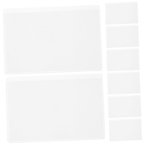 WEKADRIN 50stücke Halbtransparente Kartenhüllen Und Staubdicht Für Id-Karten Kreditkarten Und Visitenkarten Strapazierfähige Kunststoff-Badge- von WEKADRIN