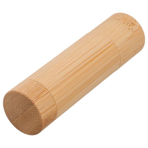 WEKADRIN 5g Leere Lippenstifthülse Aus Bambus Nachfüllbar Diy-lippenbalsam-becher Kosmetik-lippenstift-lipgloss-etuihalter Für Frauen Und Mädchen von WEKADRIN