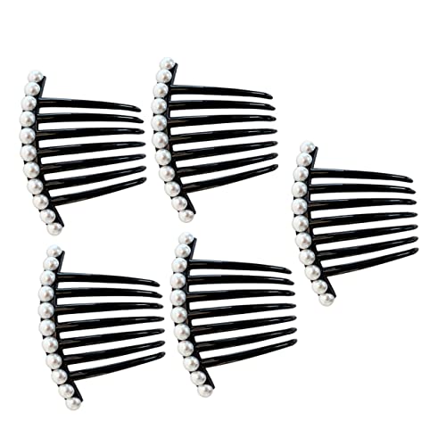 WEKADRIN 5stücke Perlen Haarkamm Für Frauen Haarkamm Mit Perlen Haarschmuck Haarschmuck Haaraccessoires Für Verschiedene Anlässe von WEKADRIN