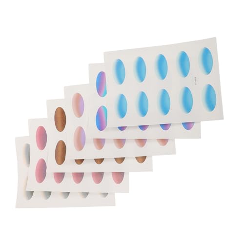 WEKADRIN 6 Blätter Wasserdichte Augen Make Up Sticker Temporäre Gradient Lidschatten Tattoos für Frauen Leicht Anzubringen Atmungsaktiv für Cosplay Party Festival und Outdoor Aktivitäten von WEKADRIN