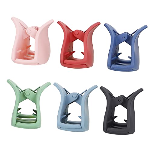 WEKADRIN 6 Stück Teiliges Haarklammern für Damen Komfortable Haarspangen mit Abgerundeten Kanten Rutschfeste Haarklammern zum Frisieren und Fixieren von Haaren Beim Kochen und Waschen von WEKADRIN