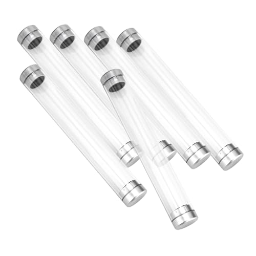 WEKADRIN 6 Stück Transparente Acryl Stiftebox Einzelschreiber Behälter Leicht Tragbar Für Kugelschreiber Bleistifte Pinsel Vielseitige Aufbewahrung Display Geschenkidee von WEKADRIN