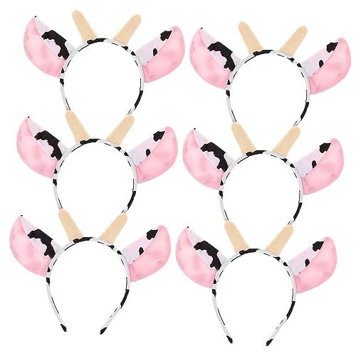 WEKADRIN Haarreifen-set Für Mädchen 6-teilig Für Partys Mit Jungen Und Mädchen Haarschmuck Mit Tiermotiven Aus Plüsch Für Jungen Und Mädchen von WEKADRIN