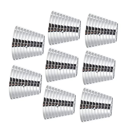 WEKADRIN 8 Stück Haarspangen Ergonomische Ponytail Halter mit Cuff Silbergraue Haargummis für Alltag Hochzeiten und Partys Leicht und Komfortabel als für und Mädchen von WEKADRIN