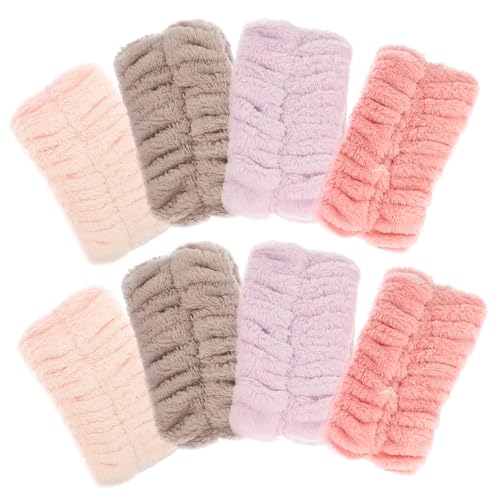 WEKADRIN 8 Stück Saugfähige Handgelenkbänder Handgelenkbänder Haarbänder Handgelenkbänder Spa Armbänder Gesichtswasch Armbänder Waschzubehör Handtuch Armbänder Zum Waschen Des von WEKADRIN