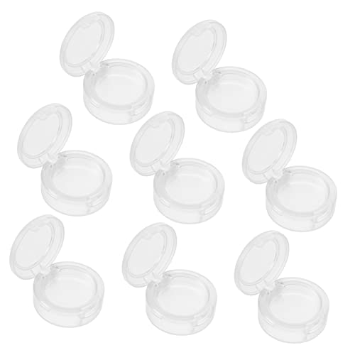 WEKADRIN 8stücke Teiliges Augenbrauen Und Lidschatten Aufbewahrungsbox Praktischer Kosmetik Organizer Für Zuhause Reise Und Kosmetikliebhaber Mattweiße Box Für Einfache Handhabung Und von WEKADRIN