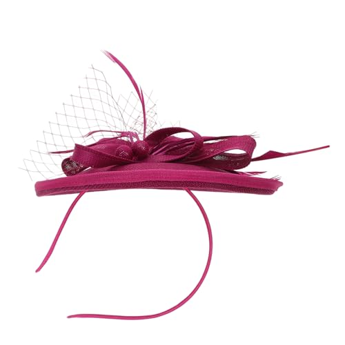 WEKADRIN Abendlicher Haarschmuck Blume Netzstoff Haarreif Party Cocktail Damen Festliches Accessoire Leicht und Einzigartig für Besondere Anlässe von WEKADRIN