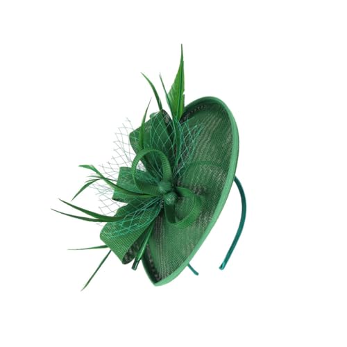 WEKADRIN Abendliches Damen Haarband mit Federn und Blüten Einzigartiges Party Haarreif Accessoire Langlebig und Elegant Geeignet für Festliche Anlässe und Geschenke von WEKADRIN