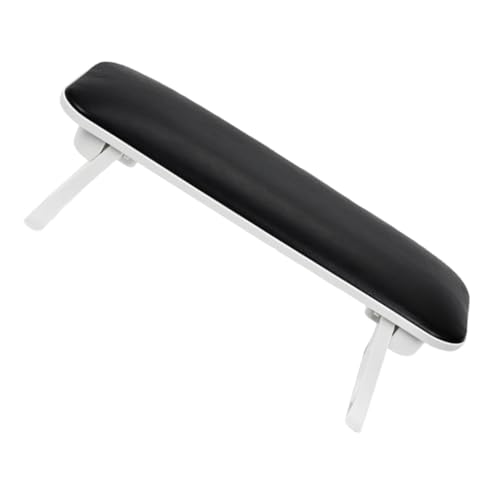 WEKADRIN Armauflage Kissen Faltbar Rutschfest PU Handkissen Maniküre Handstütze Ergonomisch für Heimgebrauch Komfortabel und Leicht zu Reinigen Schwarz von WEKADRIN