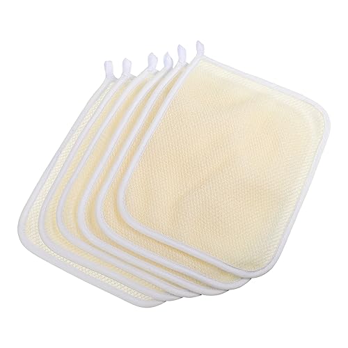 WEKADRIN 6stücke Peeling Waschlappen Badetücher Für Sanftes Peeling Massage Für Körperreinigung Und Entspannung Nach Einem Langen Tag von WEKADRIN