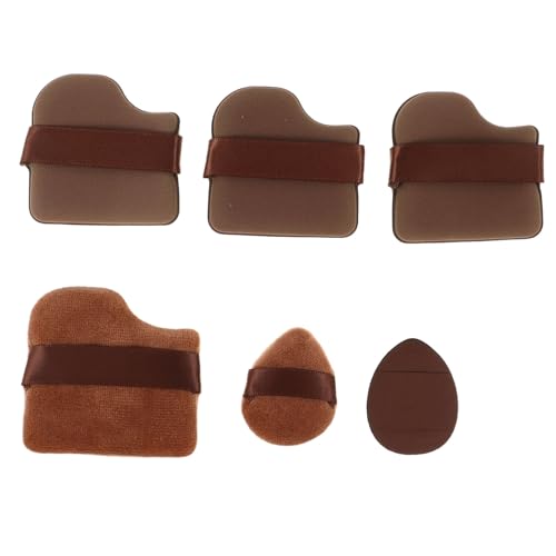 WEKADRIN Beflockungs Schwamm Make Up Kissen Make Up Puderquaste Maniküre Puderquaste Puder Für Frauen Finger Fixierpuder Hydrophiles Polyurethan von WEKADRIN