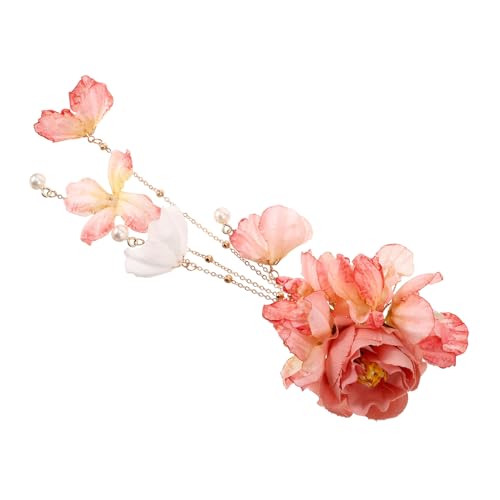WEKADRIN Blumen Haarschmuck Haarspange mit Quaste Vintage Stil Chinesischer Haarnadel für Damen und Mädchen Stabiles Design Vielseitig für Alltag und Besondere Anlässe Geeignet von WEKADRIN