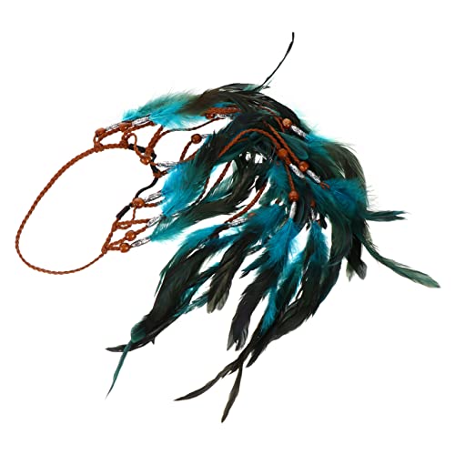 WEKADRIN Bohemian Stirnband Damen Kopfschmuck mit Perlen Boho Haarband Festival Karneval Party Haarschmuck Elastisch Langlebig von WEKADRIN