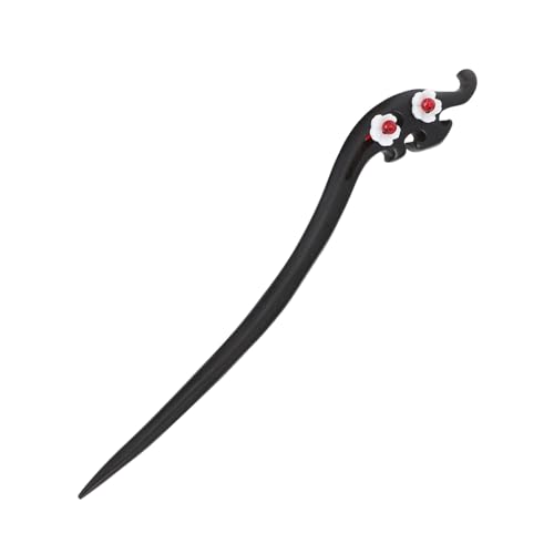 WEKADRIN Chinesischer Haarschmuck Holz haarstab Retro Haarnadel Antiker Stil für Damen Vintage Haarklammer Haarstab für Dutt und Hochsteckfrisuren Holzstab Robust von WEKADRIN