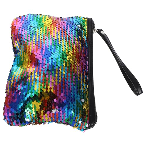 WEKADRIN Color Changing Paillette Kosmetiktasche für Damen Clutch und Make Up Aufbewahrungstasche mit Reißverschluss für Reisen und Täglichen Gebrauch WEKADRIN Color Changing Paillette Kosmetiktasche für Damen Clutch und Make Up Aufbewahrungstasche mit Reißverschluss für Reisen und Täglichen Gebrauch von WEKADRIN