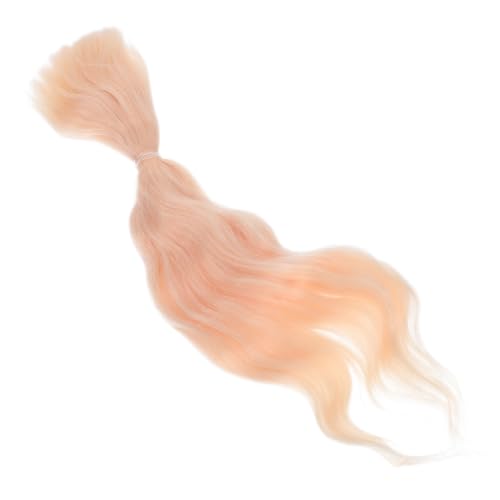 WEKADRIN Curly Doll Hair Extensions Leicht Installierbar Kunsthaar Ersatz Für Diy Puppen Bastelbedarf Cosplay Zubehör In Strahlendem von WEKADRIN