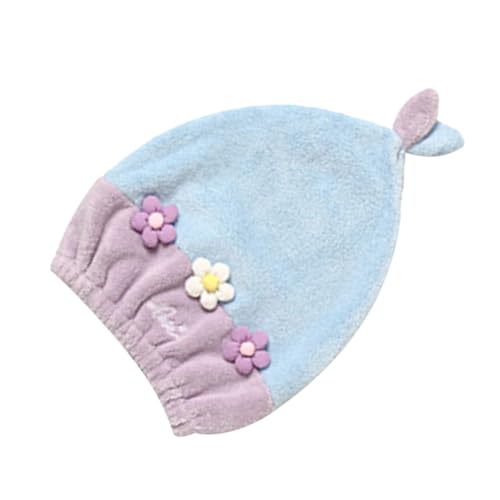 WEKADRIN Damen Koralle Samt Kappe Für Trockenes Haar Sonnenhut Damen Strohhut Damen Heißkamm Seidenhaarhaube Haarwickel Für Frauen Produkte Für Lockiges Haar Haarturbane Für Nasses von WEKADRIN