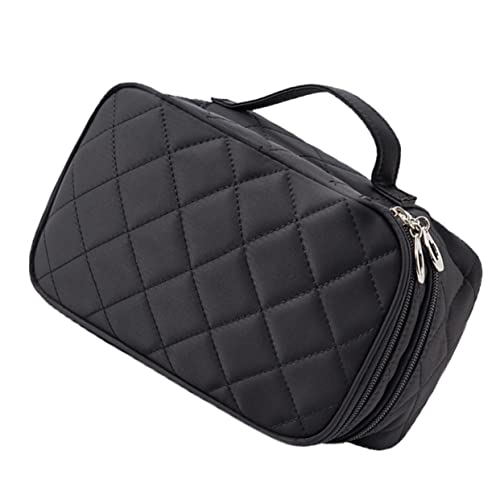 WEKADRIN Doppellagige Kosmetiktasche Reise Waschbeutel Wasserabweisend für Damen und Herren mit Kleiner Mirror von WEKADRIN