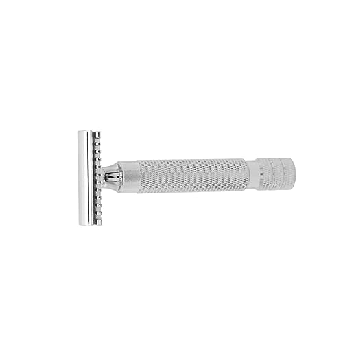 WEKADRIN Doppelter Sicherheitsrasierer Aus Edelstahl Für Herren Muster Ergonomisches Design Für Sanfte Rasur Ohne Hautirritationen Für Barbershops Und Heimgebrauch von WEKADRIN