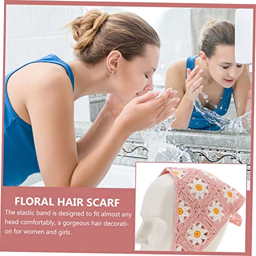 WEKADRIN Elastisches Haarband mit Lochmuster Atmungsaktives Dehnbares Kopftuch für Damen Modisches Stirnband Bequemer Haarschmuck für Alltag und Besondere Anlässe von WEKADRIN