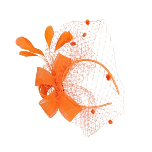 WEKADRIN Eleganter Brautschmuck Haarschmuck aus Netzstoff Leichter Langlebiger Party Kopfschmuck für Frauen Vielseitiger Mesh Haarreif für Hochzeitsfotos und Festliche Anlässe Vintage von WEKADRIN