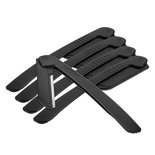 WEKADRIN Faltbarer Augenbrauenrasierer mit Mattiertem Griff Wiederverwendbar Schützt durch Netzschutz Präziser Bart und Augenbrauenschneider für Herren Multifunktionaler von WEKADRIN