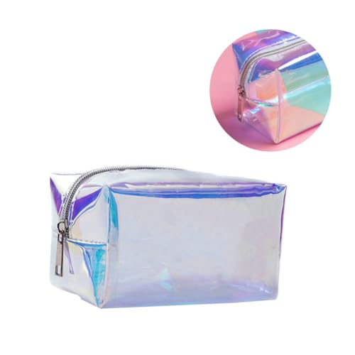 WEKADRIN Große Kapazität Kosmetiktasche TPU Transparent Tragbar Makeup Organizer Kulturbeutel Damen Reise Waschutensilien Aufbewahrungstasche Multifunktional von WEKADRIN