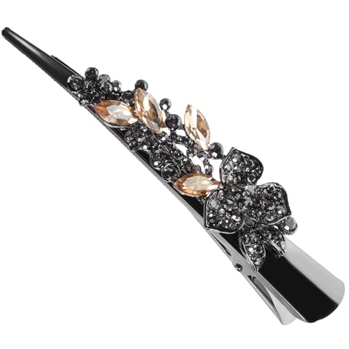 WEKADRIN Große Vintage Haarspange mit Strasssteinen Haarklammer für Damen Robustes Design Vielseitig für Hochzeit Party Abschlussfeier Modisches Haarschmuck Accessoire von WEKADRIN