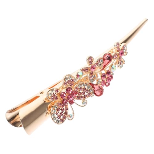 WEKADRIN Großer Bling haarclip mit Schmetterlings dekor Dekorative Haarspange für Damen Funkelnde Haarklammer Eleganter Haarschmuck für Hochzeit Party und Alltag Geschenkidee von WEKADRIN