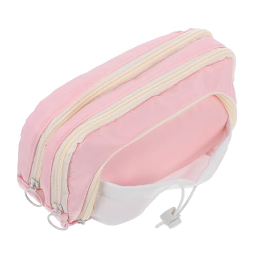 WEKADRIN Großer Federmäppchen Mädchen Mehrschichtiges Federtasche mit Hoher Kapazität Stifteaufbewahrung Tasche für Schule Büro Reise von WEKADRIN