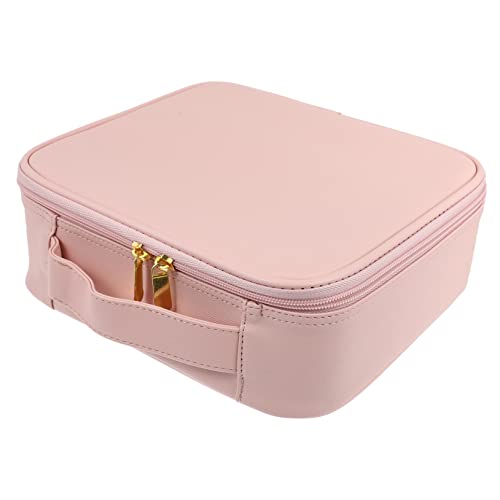 WEKADRIN 1stück Hand-held Kosmetik Organizer Großer Make-up Pinsel Aufbewahrungskoffer Tragbare Toilettentasche Für Reisen Aus Hochwertigem Pu von WEKADRIN