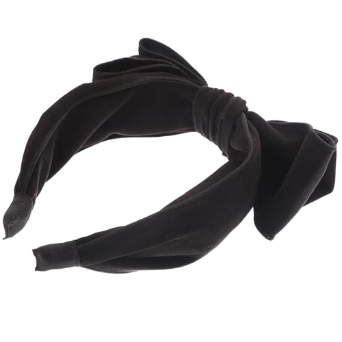 WEKADRIN Großer Schleifen Haarreif Damen Party Haarschmuck Weiches Stoffband Wiederverwendbar Niedlich Haarband für Mädchen Festliche Kopfbedeckung Weihnachten von WEKADRIN