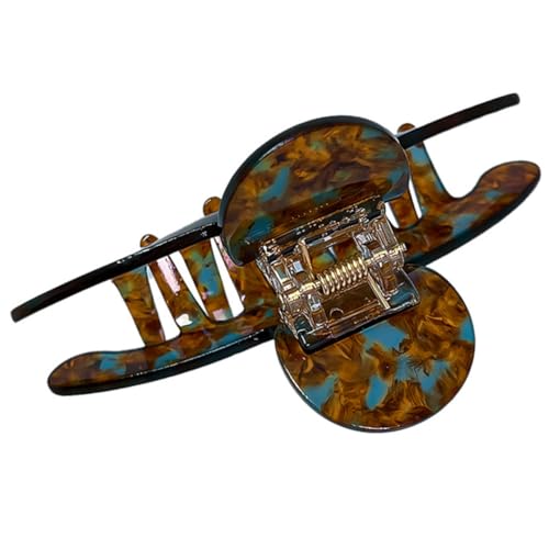 WEKADRIN Haarklammer aus Hochwertigem Acetat Rutschfester Haarclip für Damen Dekorativer Stabiler Kiefergriff für Stilvolle Frisuren bei Partys und Alltag Geeignet für Dickes und Dünnes von WEKADRIN